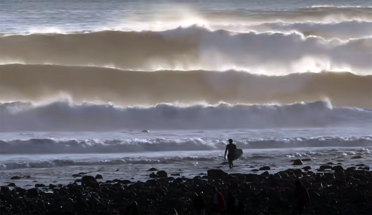 This Was Rincon During the Huge Holiday Swell