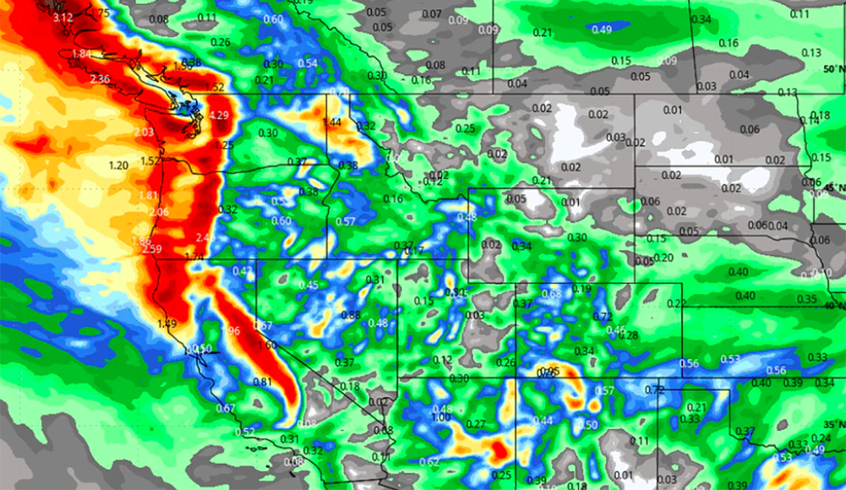 Western U.S. to Receive Feet of Snow in the Coming Days