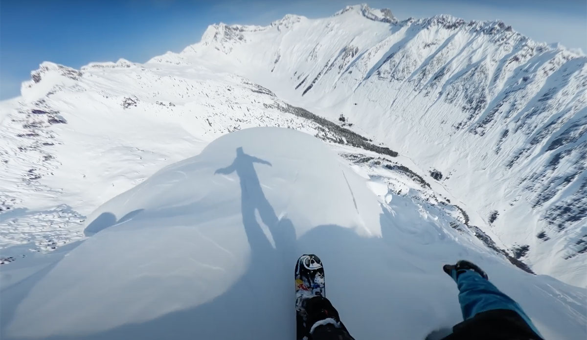 Travis Rice pillow line