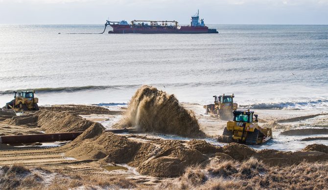 We spoke with Surfrider CEO Chad Nelsen about Surfrider's support for sand replenishment and the organization's approach to coastal erosion as a whole. 