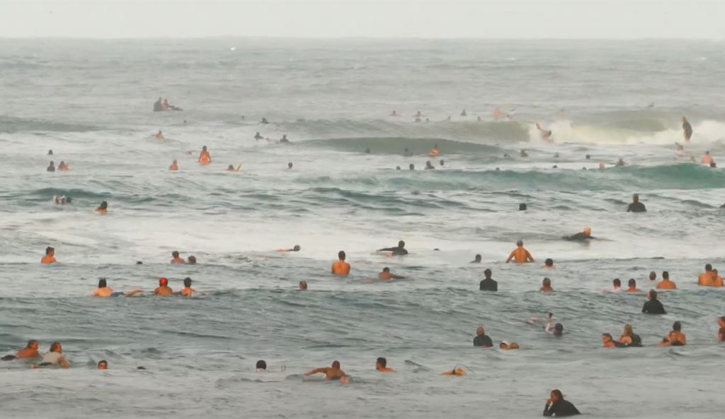 Surfing mayhem in Australia