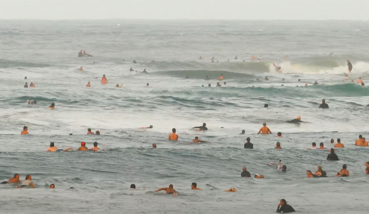 Surfing mayhem in Australia