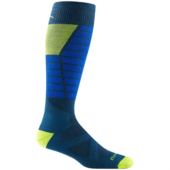a product shot of the darn tough function x midweight snowboard socks