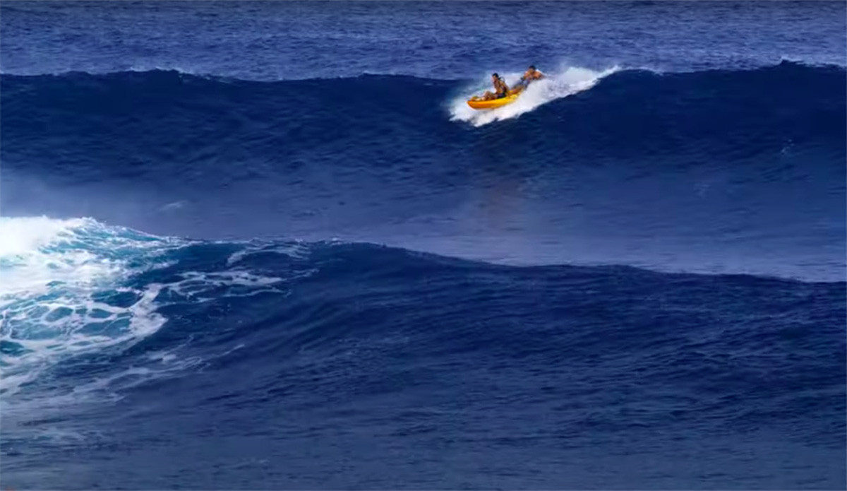 Is This the Biggest Wave Ever Surfed by a Double Kayak?