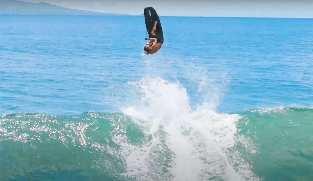 Kai Lenny on e-surfboard
