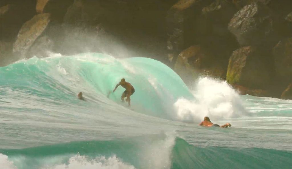 Mick Fanning surfing Dbah