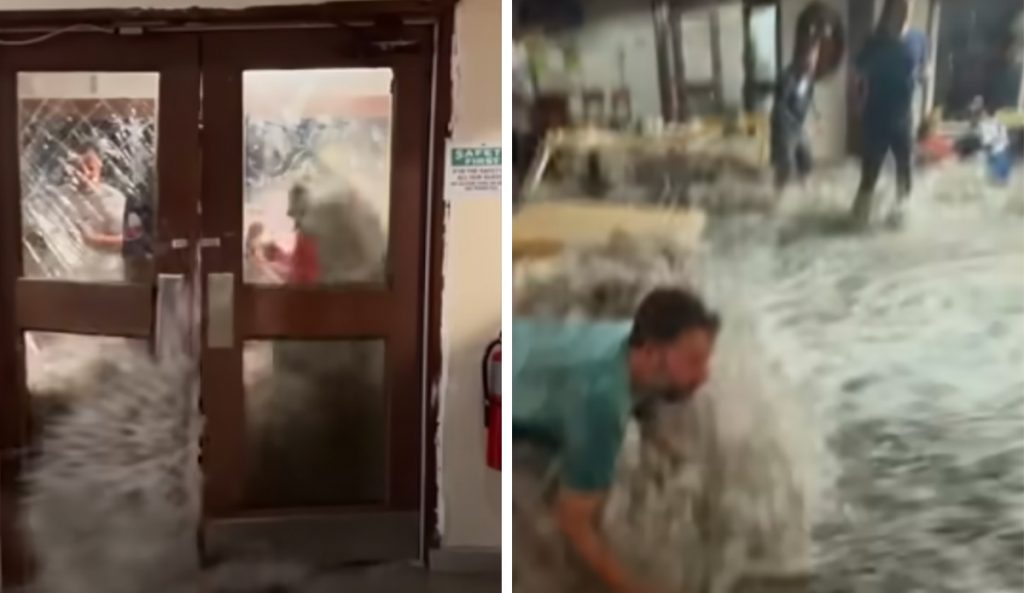 Terrifying Footage Emerges of Rogue Waves Smashing Army Base in Marshall Islands