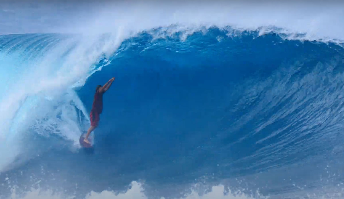 Clay Marzo surfing at home