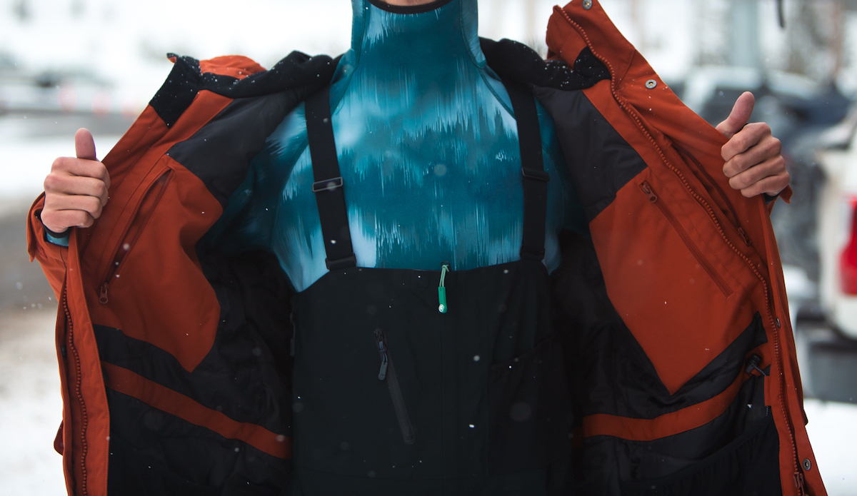 Fjallraven Nuuk Parka inside pockets