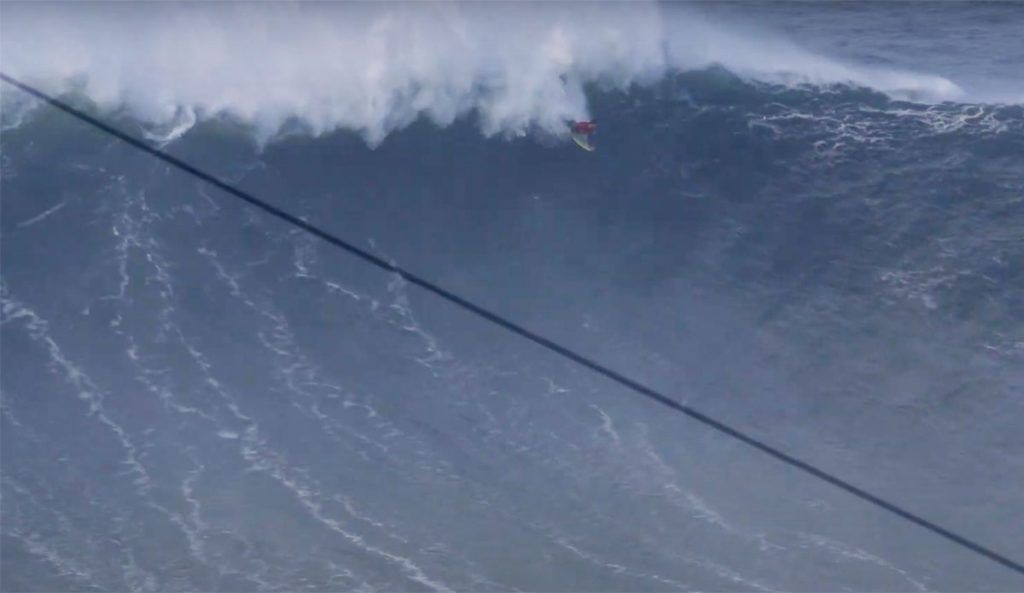 Pedro Levi bodyboarding nazaré