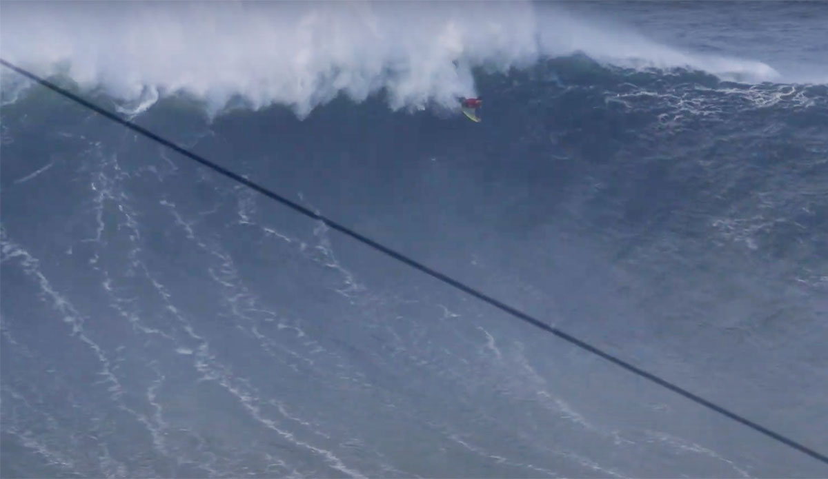 Pedro Levi bodyboarding nazaré