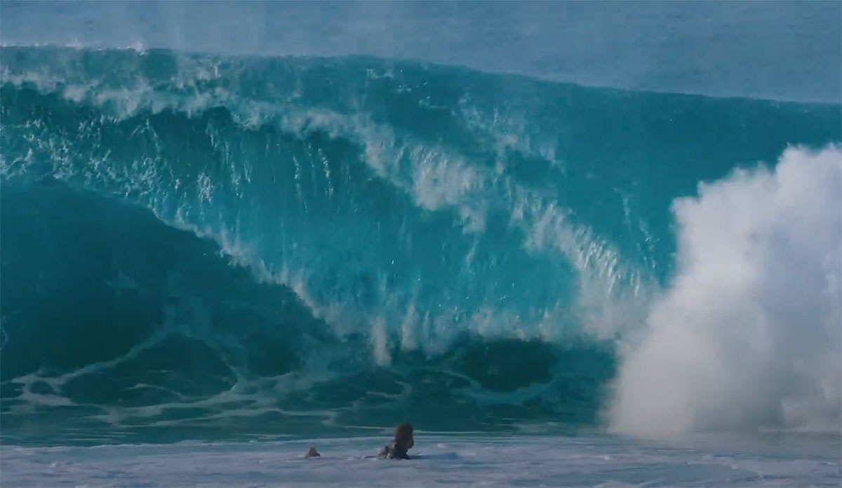 Nate Florence surfing