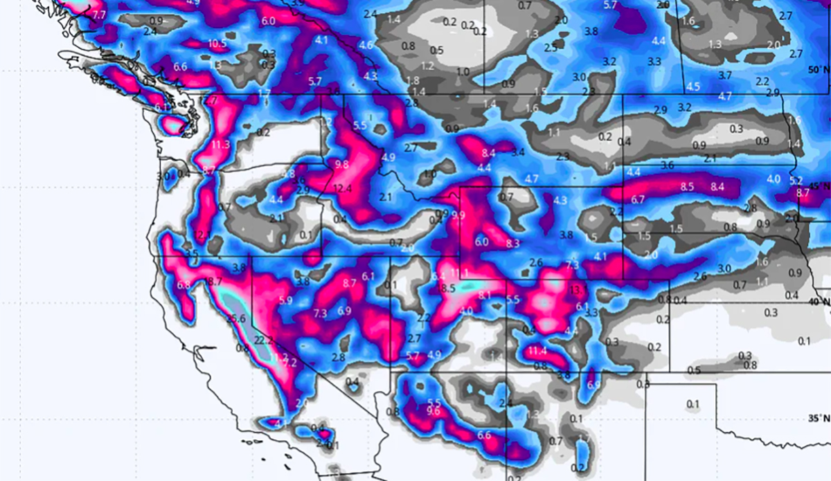 Barrage of Storms to Pound West Coast With Feet of Snow