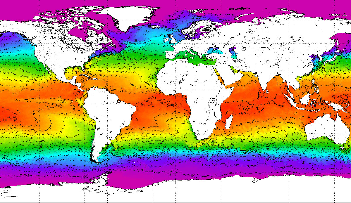 New study on sea surface temperatures