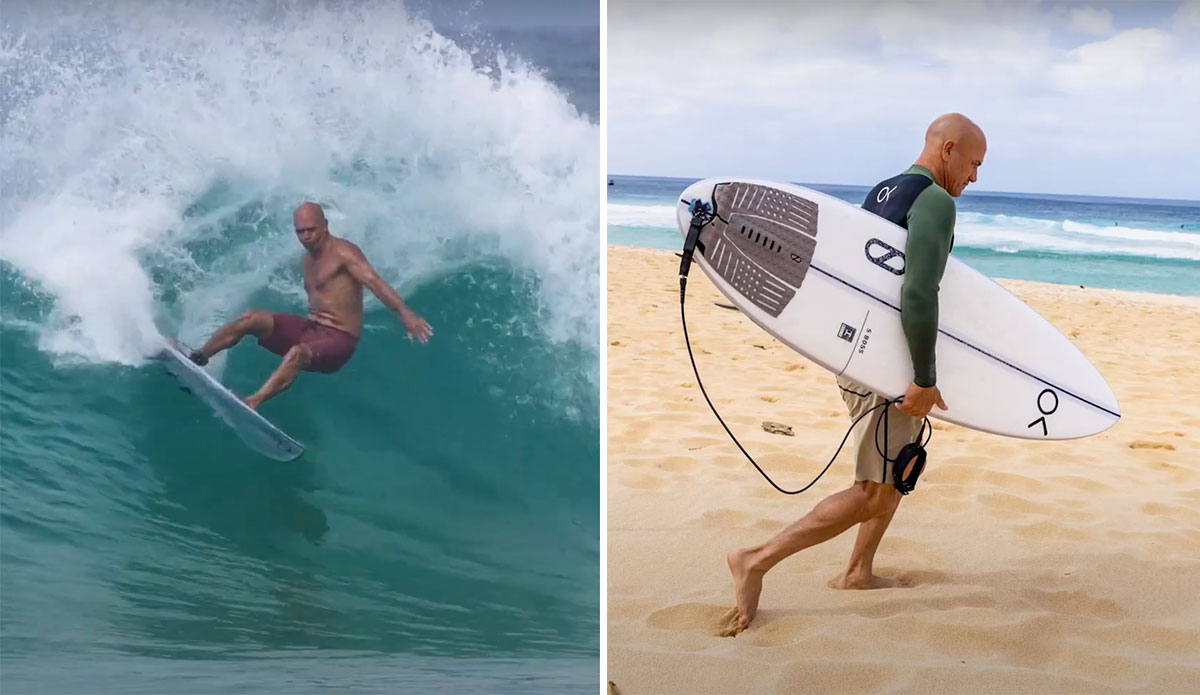 Kell Slater surfing