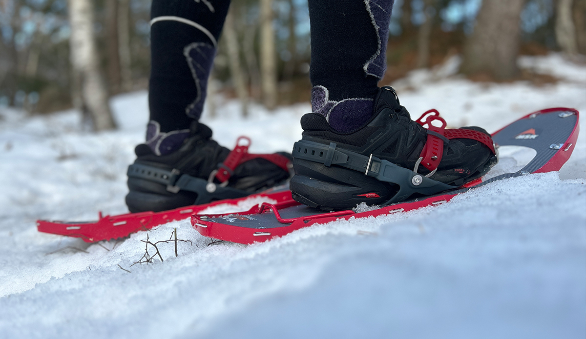 one of the pairs of snowshoes we tested for this guide