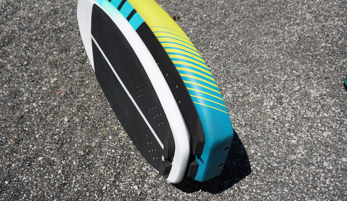 Sinker vs all-around wing foil board comparison