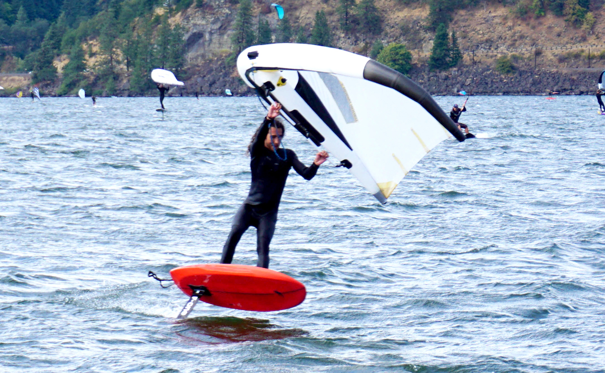 Will Sileo Wing Foil at Hood River