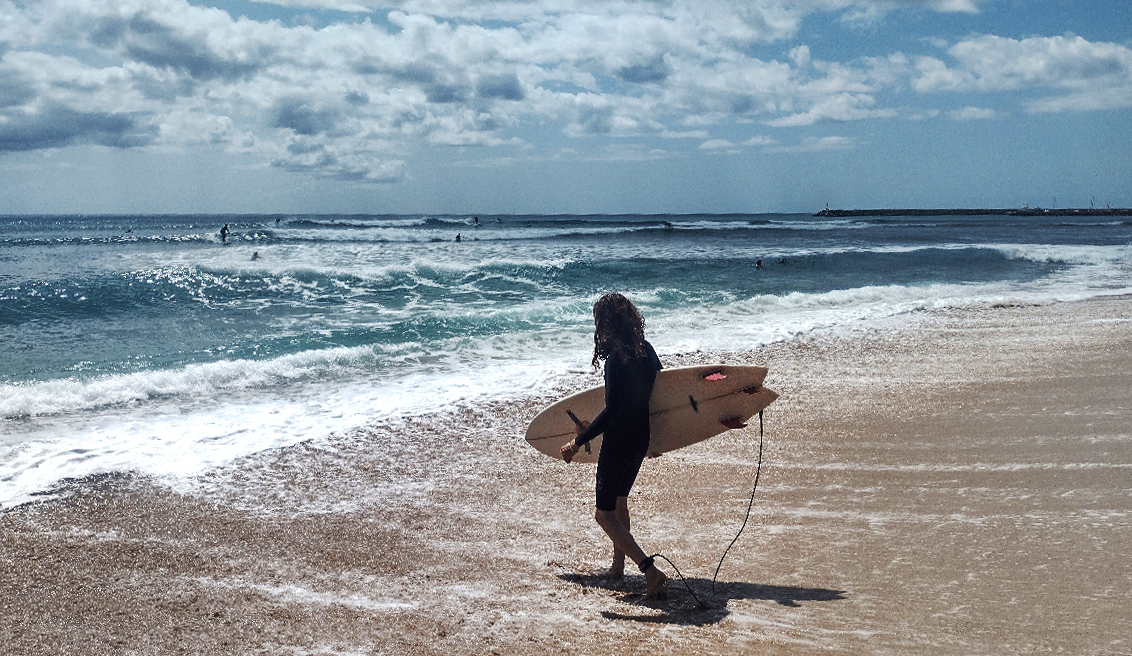Xcel Comp Wetsuit on the North Shore of Oahu