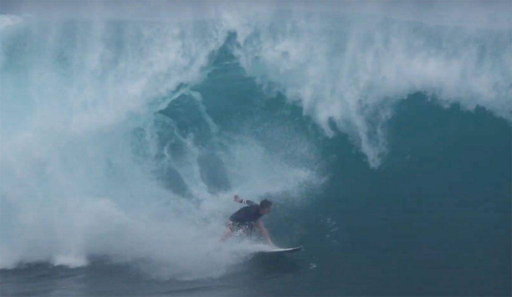 Matt Bromley worst Pipeline wipeout