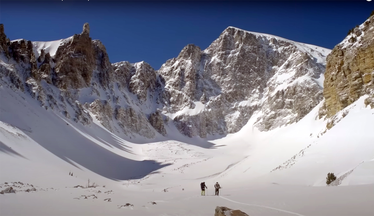 Skier Josh Daiek Calls This Area North of Las Vegas Some of the Best Freeriding in the U.S.