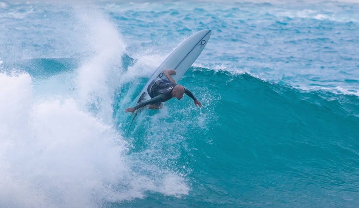 Kelly Slater surfing Boss Up