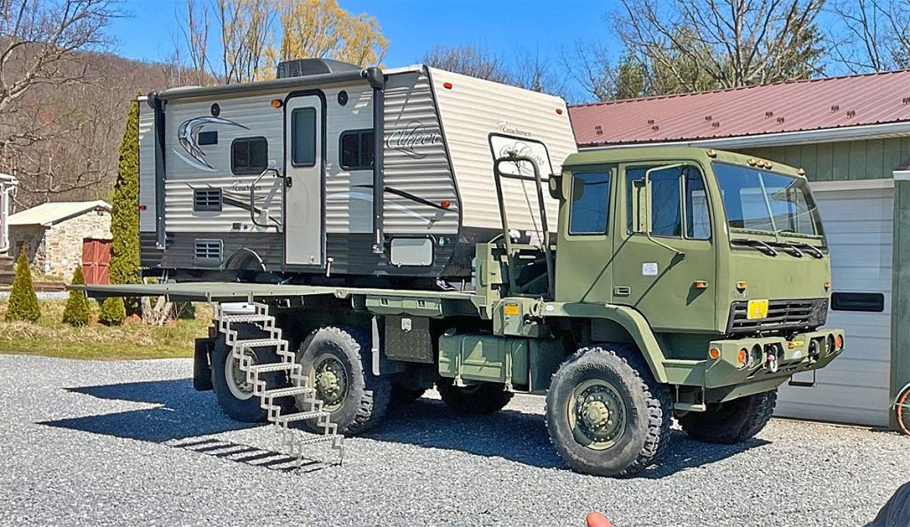 Check Out This Peak-Baggin', Wave Sackin' 6x6 Expedition Vehicle