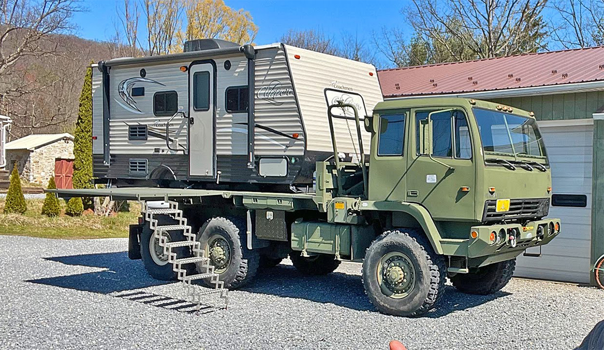 Check Out This Peak-Baggin', Wave Sackin' 6x6 Expedition Vehicle