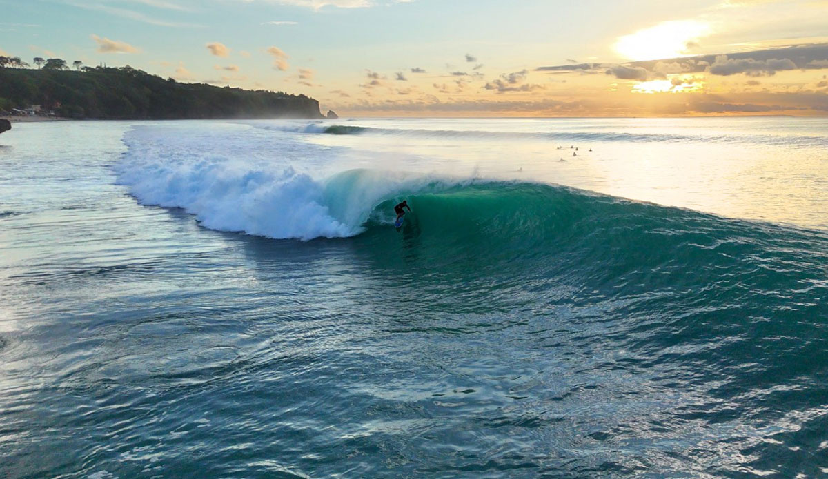 Padang Padang surfing