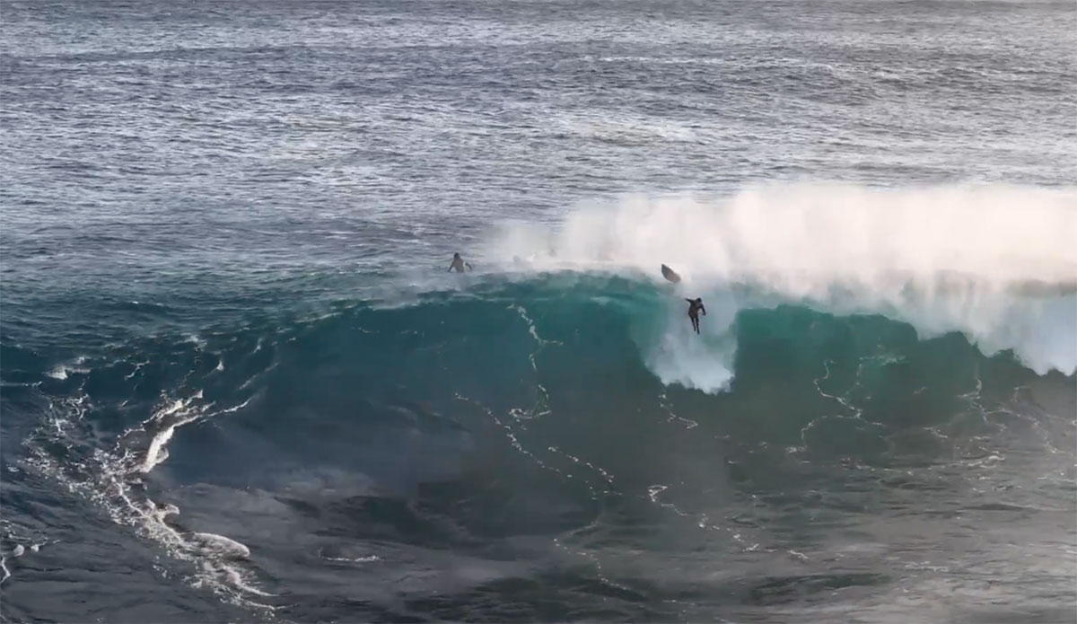 Shipstern Bluff surfing