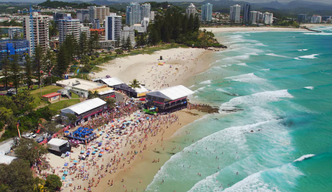 The Gold Coast Pro won't be at Snapper Rocks this year. Photo: WSL