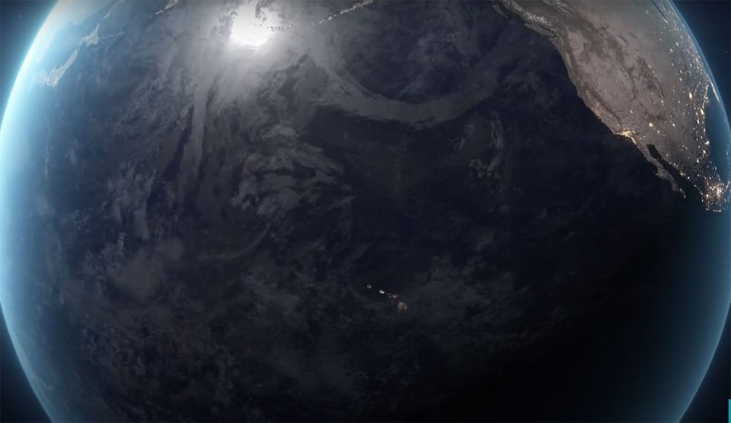 Ocean Cleanup from space