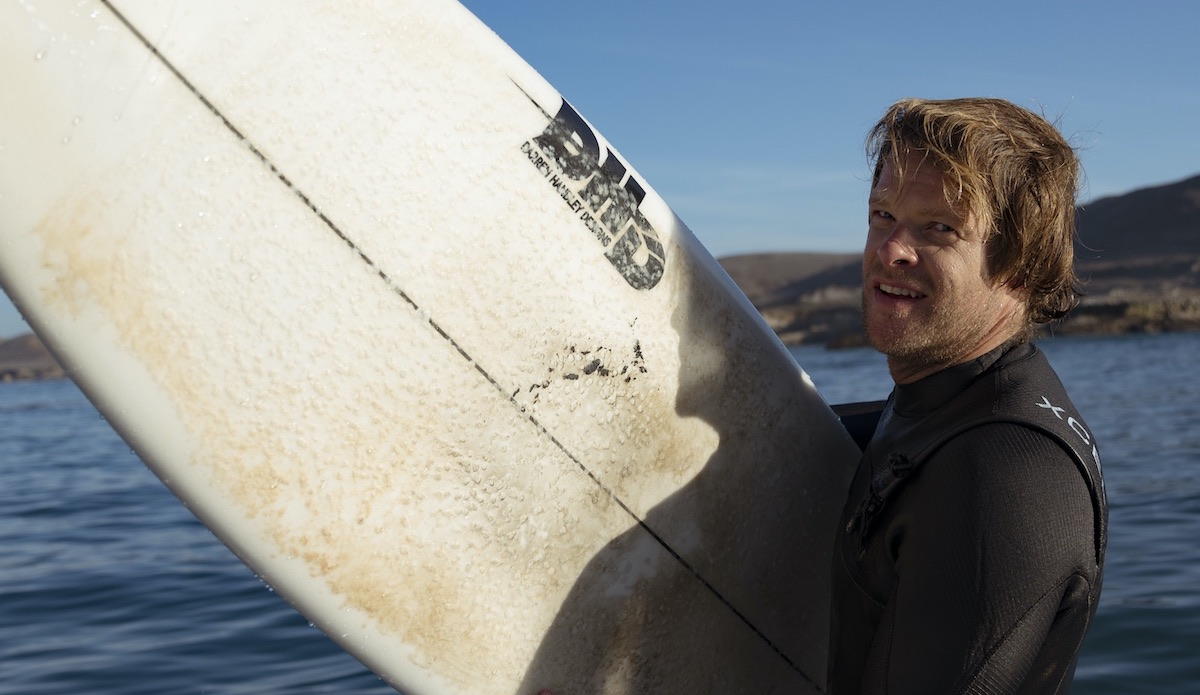 Garrison, riding the stoke for another set. Photo: Tony Czech