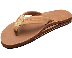 Rainbow Double Layer Classic Leather with Arch Support