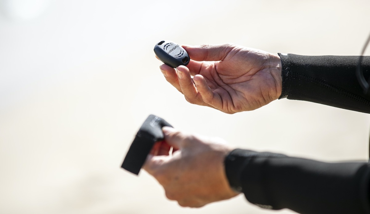Sharkanz ... in the palm of your hand. Photo: Sharkbanz