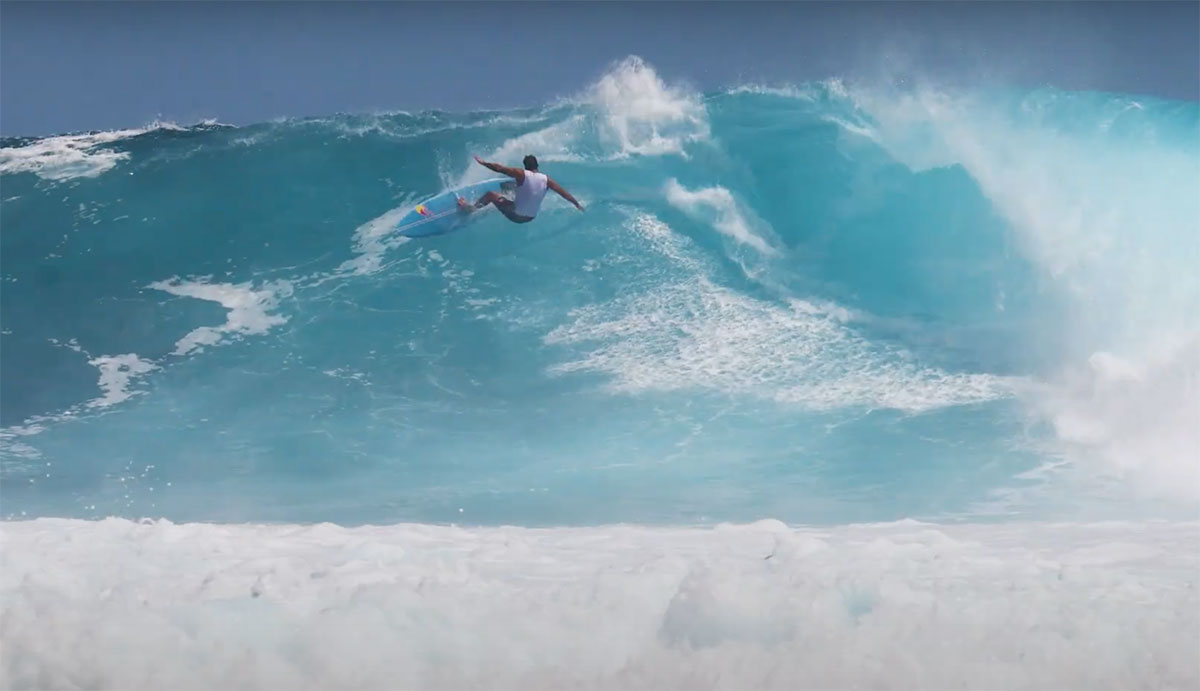 Michel Bourez surfing Boss Up