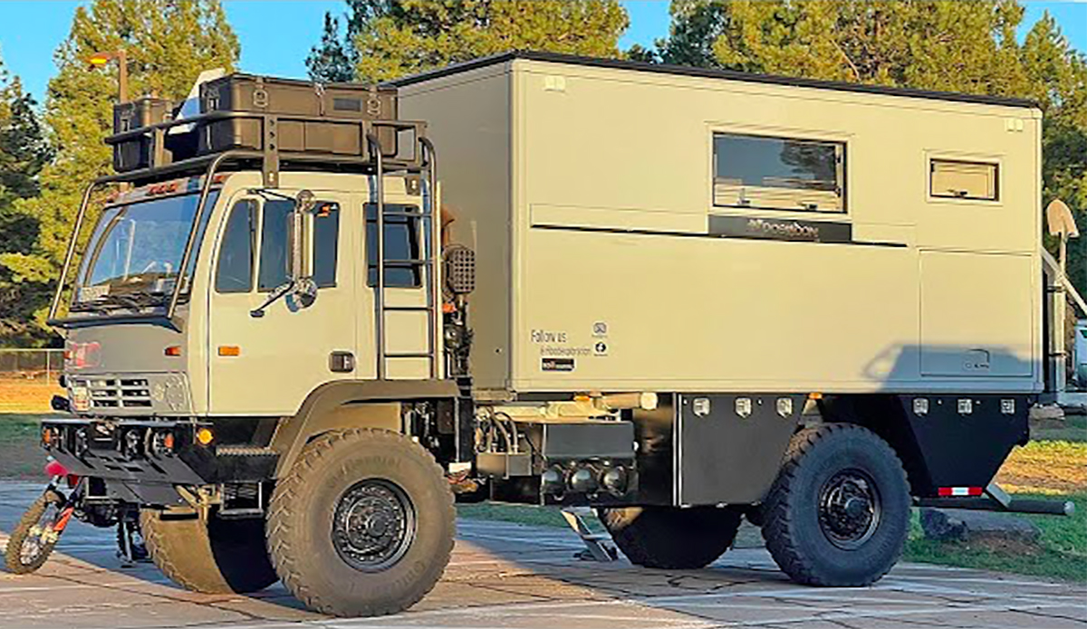 Check Out This Military Vehicle That Was Turned Into the Ultimate Adventure Camper
