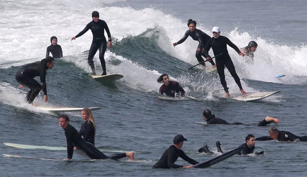 Raw Surf Clips From Crowded and Chaotic Malibu