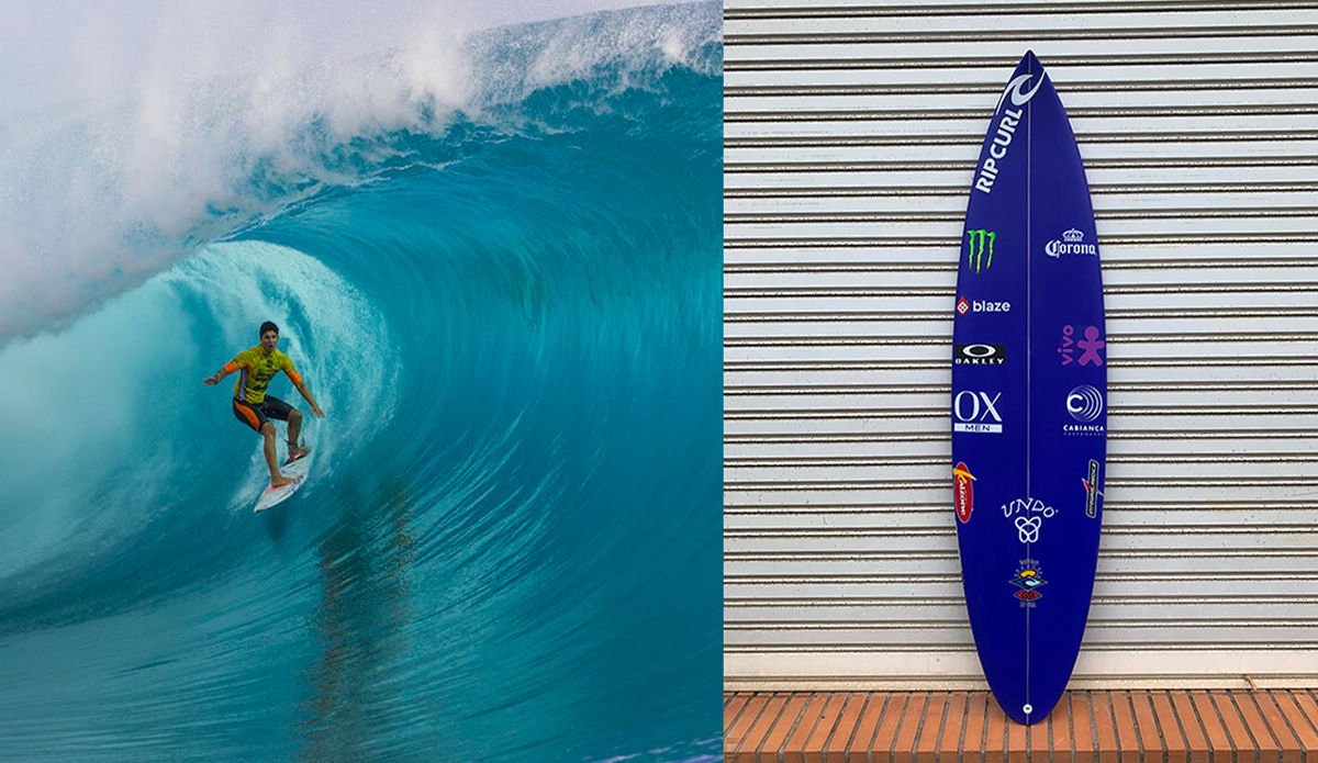 Have a Peek at Gabriel Medina's New Quiver for the Upcoming Tahiti Pro