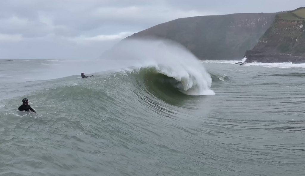 Nathan Florence says this remove Kiwi slab was as scary below as it was above. Photo: Nathan Florence // YouTube