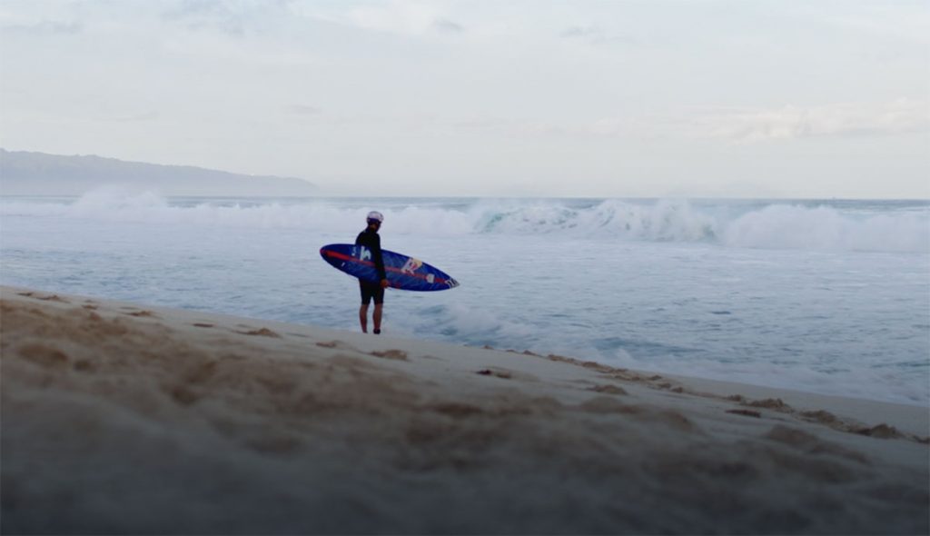 Pipeline surfer Kai Lenny