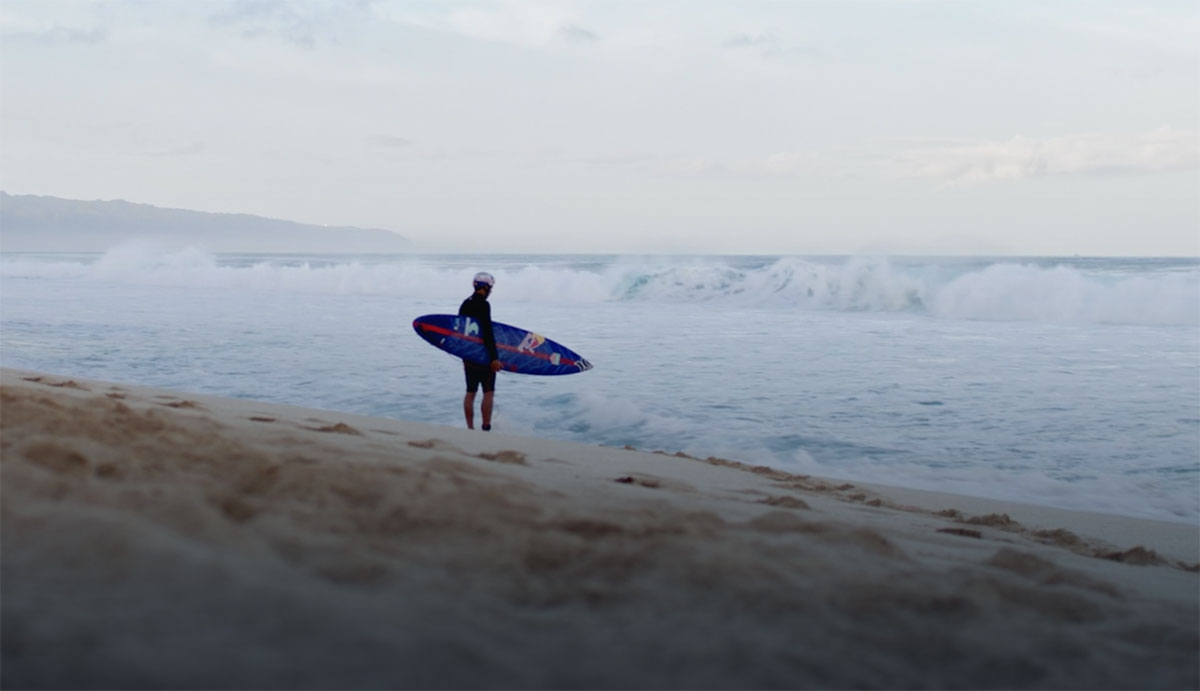 Pipeline surfer Kai Lenny