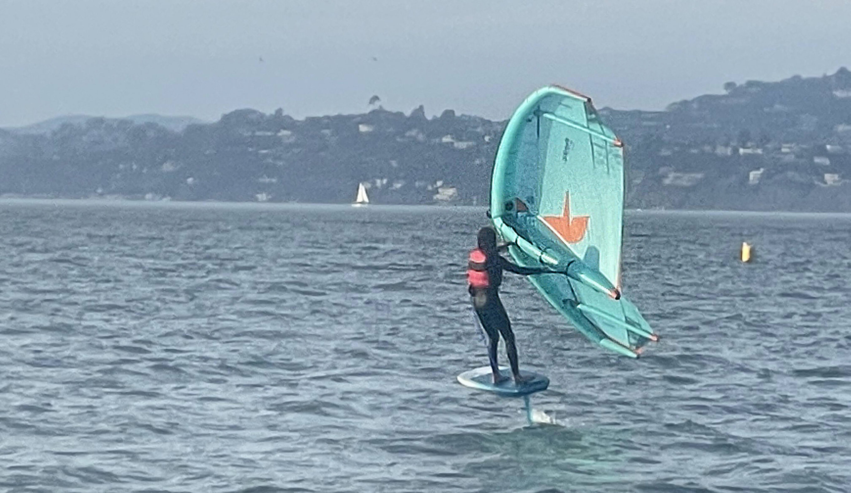 Light Wind Wing Foiling San Francisco Bay