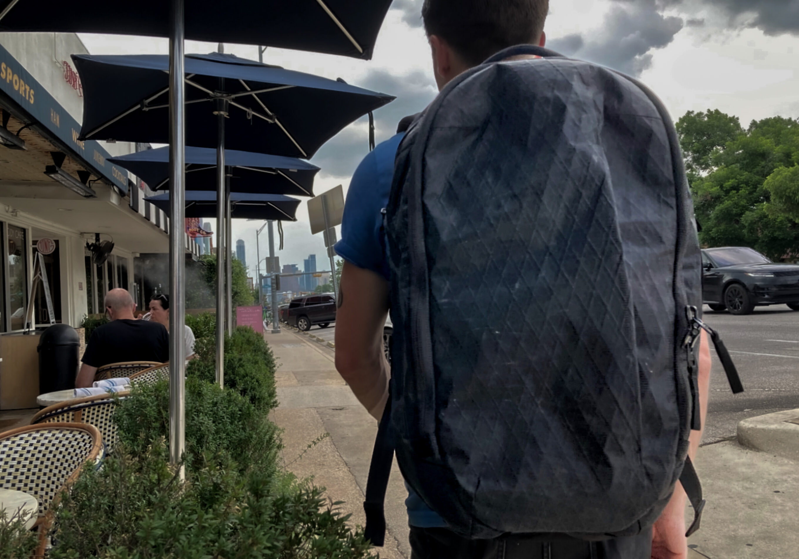 on the go with a travel backpack