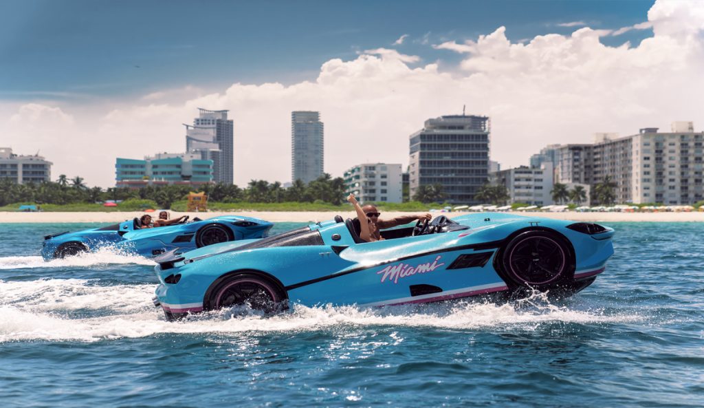 Finally, a Jet-Ski that makes you feel like you're on land and not water. Photo: Watersports Car