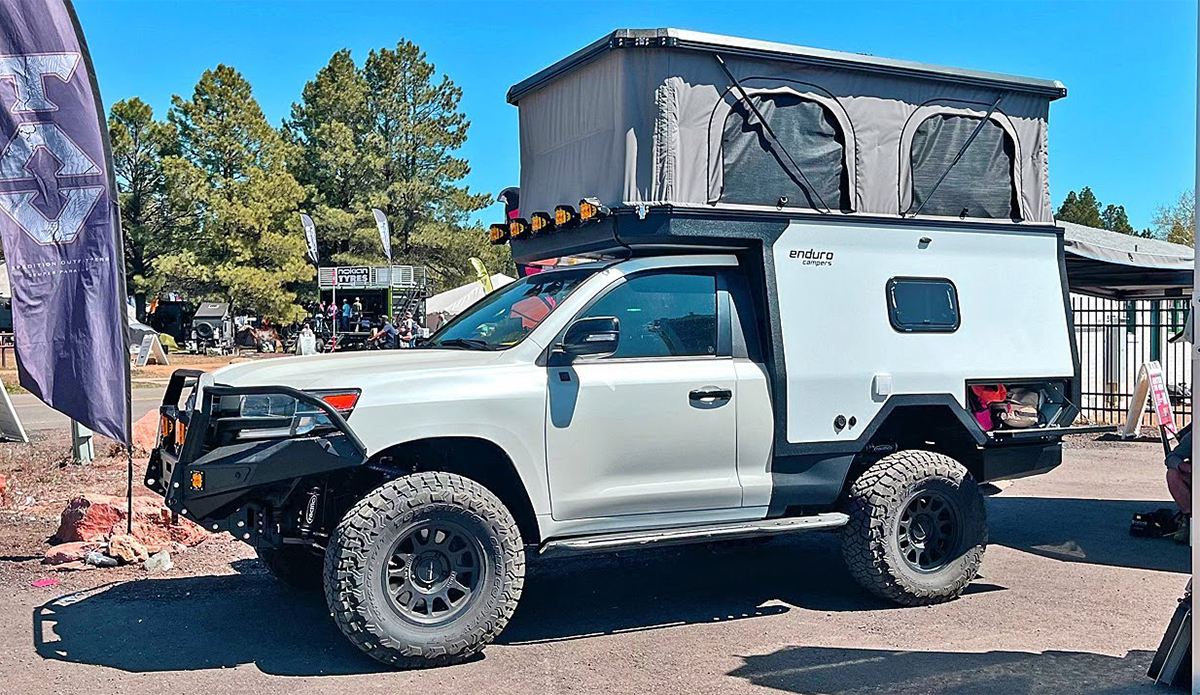 Have a Look at this Adventure-Ready Pop-Up Truck Camper Custom Fit to a Land Cruiser
