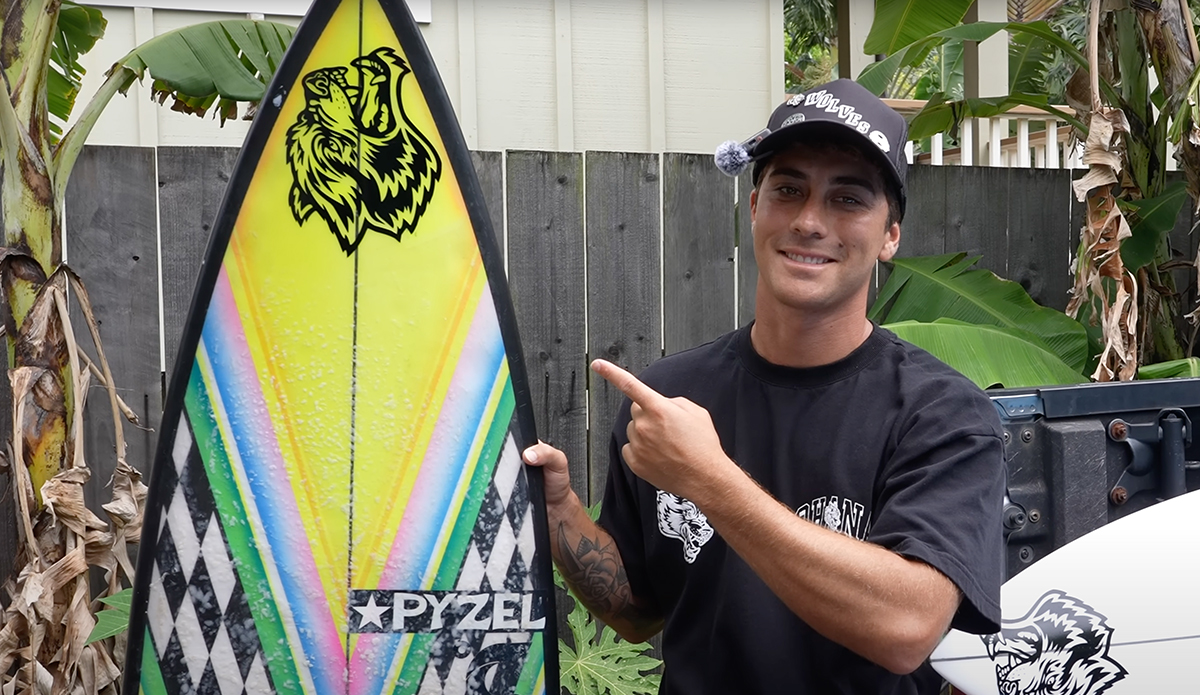 Koa Rothman announced he left Quiksilver for a new sponsor, Darc Sport. Photo: Koa Rothman // YouTube