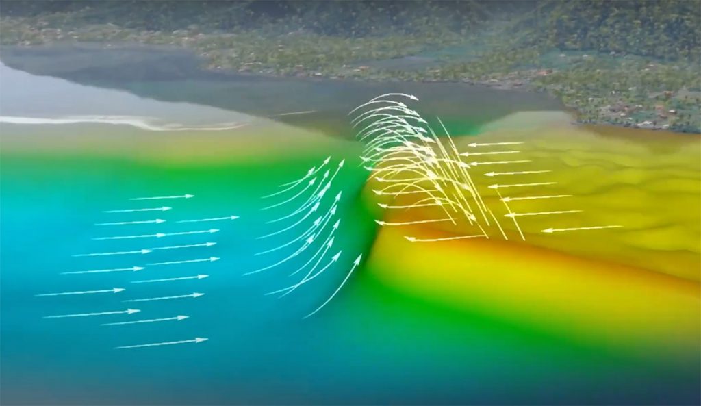 Teahupo'o surfing