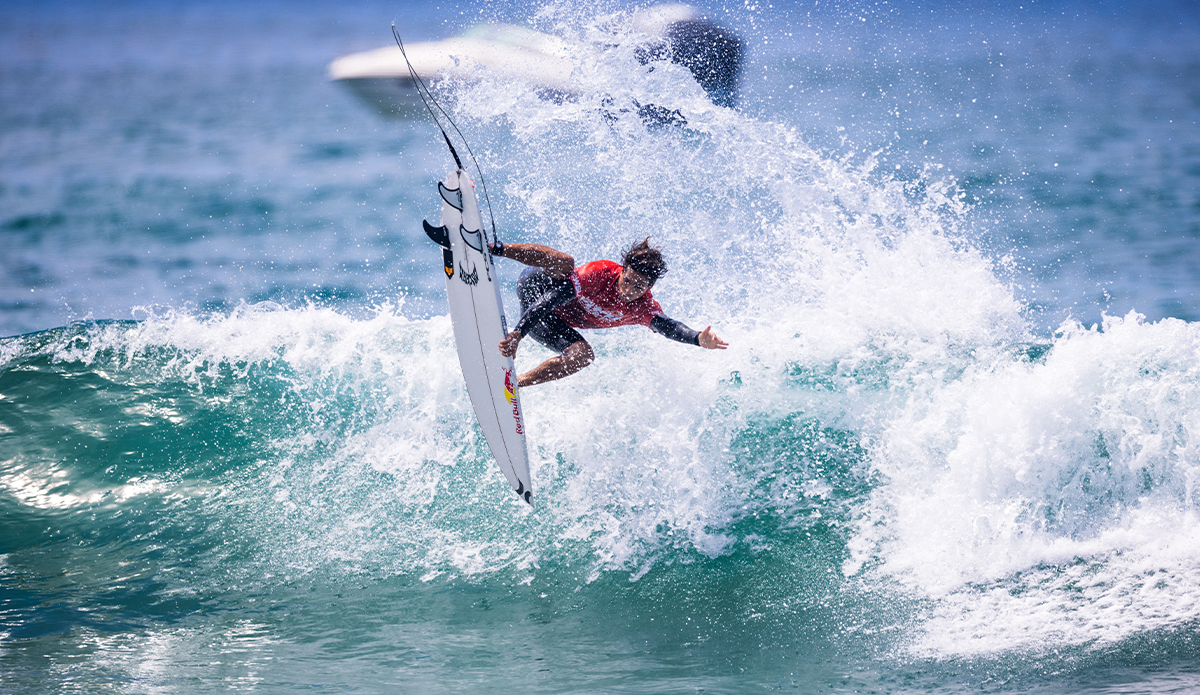 Eli Hanneman at the 2023 US Open. Photo: Kenny Morris // WSL