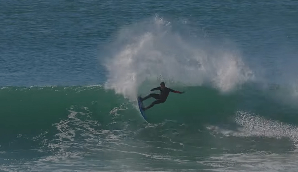 Kai Lenny and Nathan Florence teamed up for Skeleton bay and kept the momentum going all the way to South Africa. Photo: Kai Lenny // Youtube